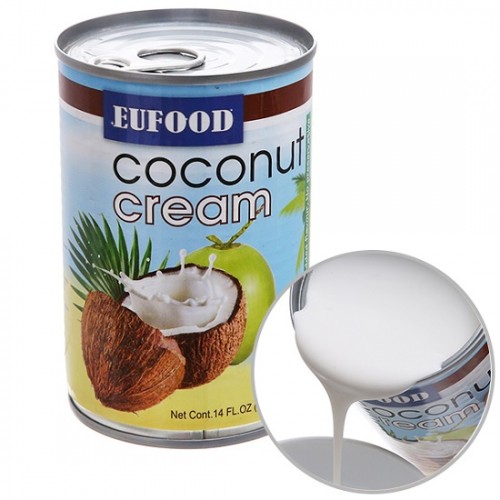 [HCM]Nước Cốt Dừa Thái Coconut Cream lon 400 ml