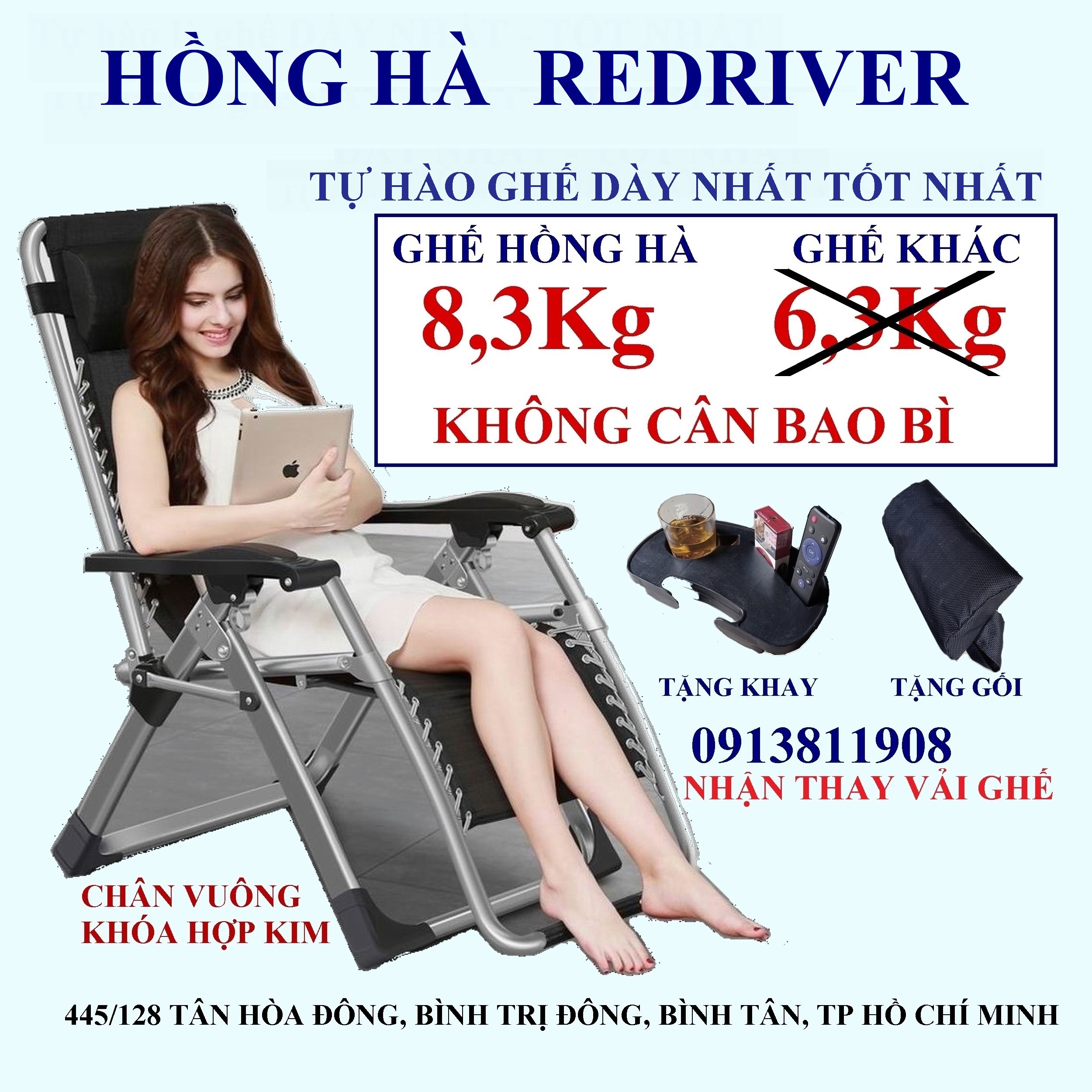 Ghế thư giãn Hồng Hà