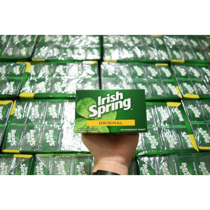 Xà phòng cục Irish Spring deodorant soap original mỹ 113gr