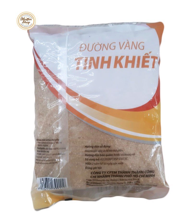 1 gói đường vàng Tinh Khiết TTC Trading ( 1kg / gói )