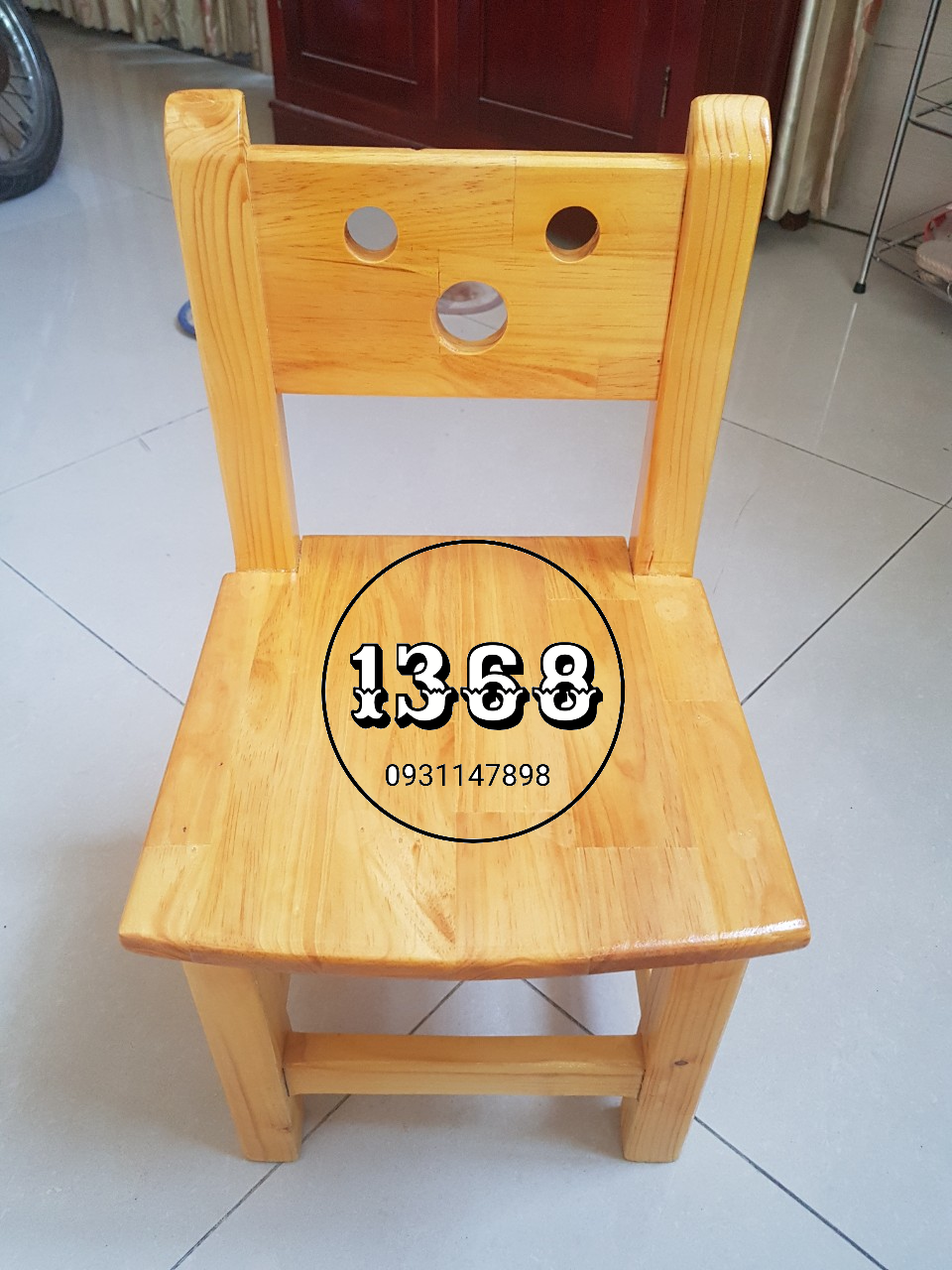 Ghế Gỗ Mầm Non 3 - 6 tuổi