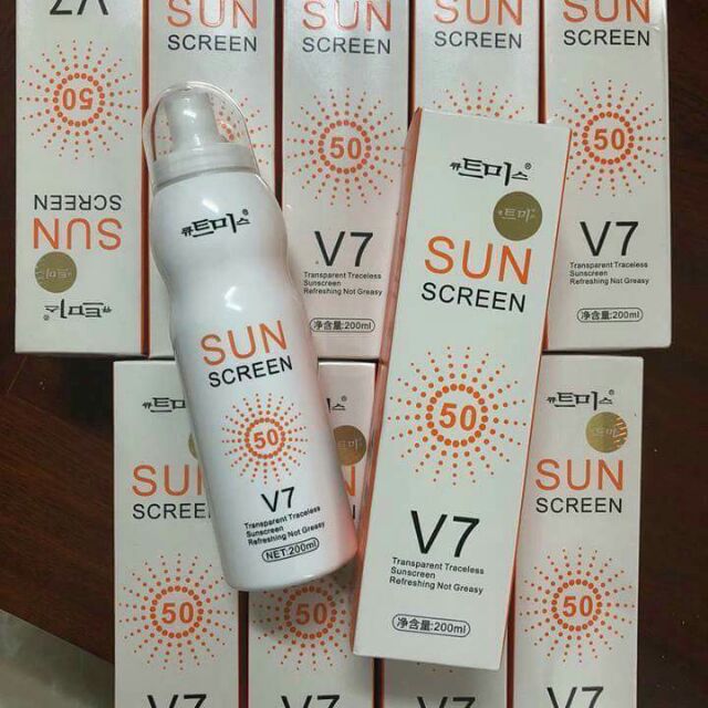 Xịt chông nắng SunScreen V7 Magic Flowers