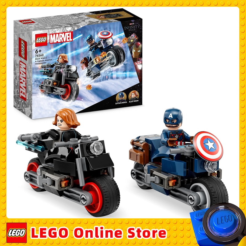 LEGO 76260 Marvel Captain America & Black Widow Motorcycles