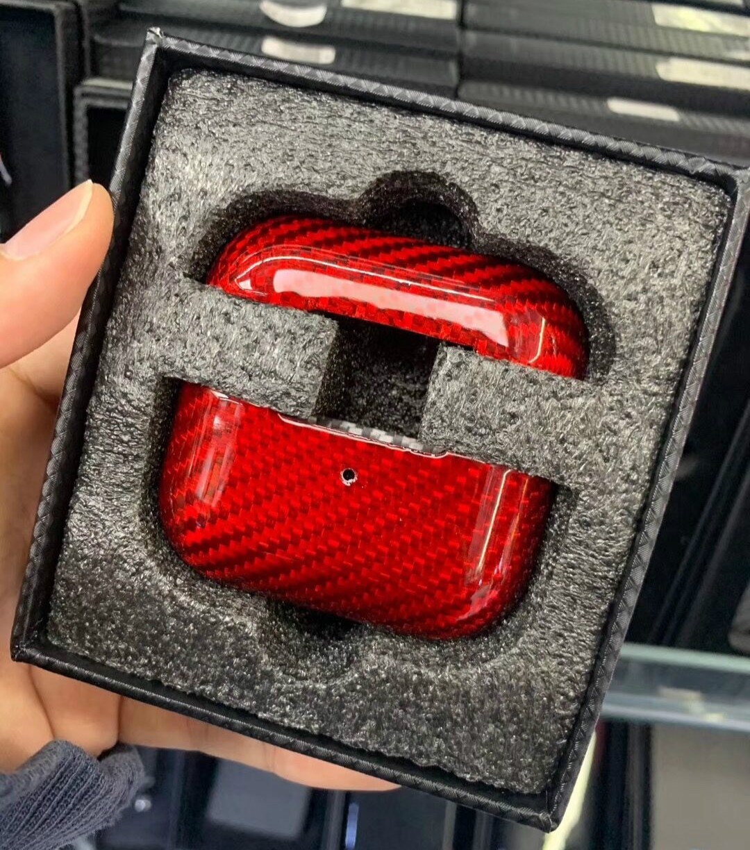 Real Real Carbon Fiber Case for Apple AirPods Pro/ Pro 2 Wireless Bluetooth Headphone Ultra-thin Cover for AirPods 3 Accessories