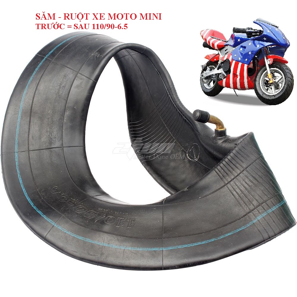 Săm xe moto mini 50cc 110/50-6.5 và 90/65-6.5