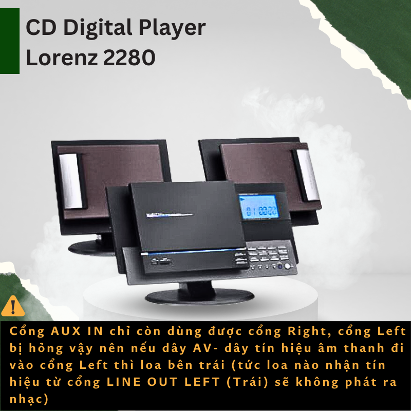 [HCM]Máy nghe nhạc CD SD USB Player của Đức