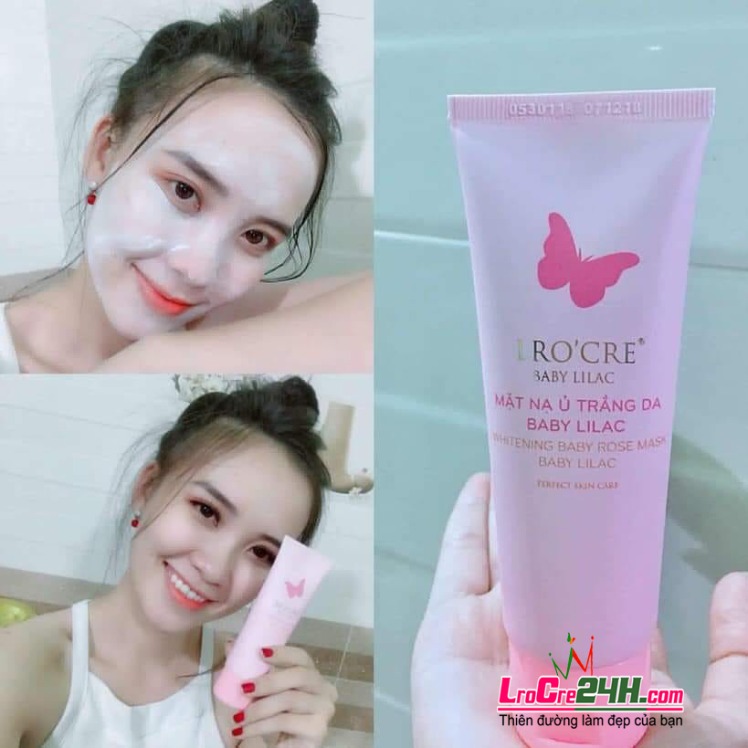 [HCM]Mặt Nạ Ủ Trắng Mịn Da Baby Lilac