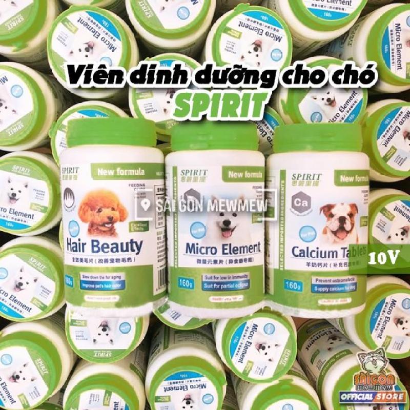 ✠✘✲ vn011 [LẺ 10 VIÊN] Viên nhai bổ sung dưỡng chất cho chó mèo SPIRIT