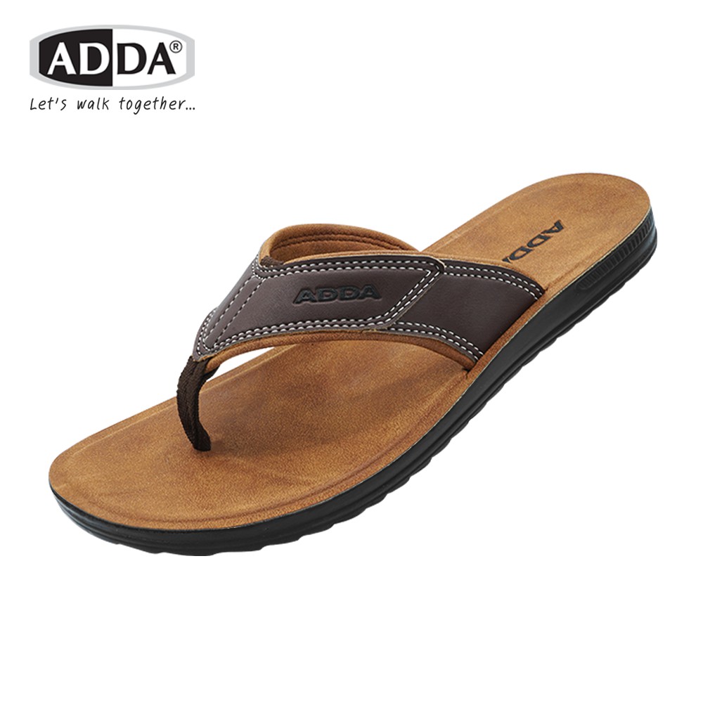 [ADDA]Dép Kẹp Da Nam Model 72F03M1 แท้จริง Adda Nhập Thái Lan(Size39-43)