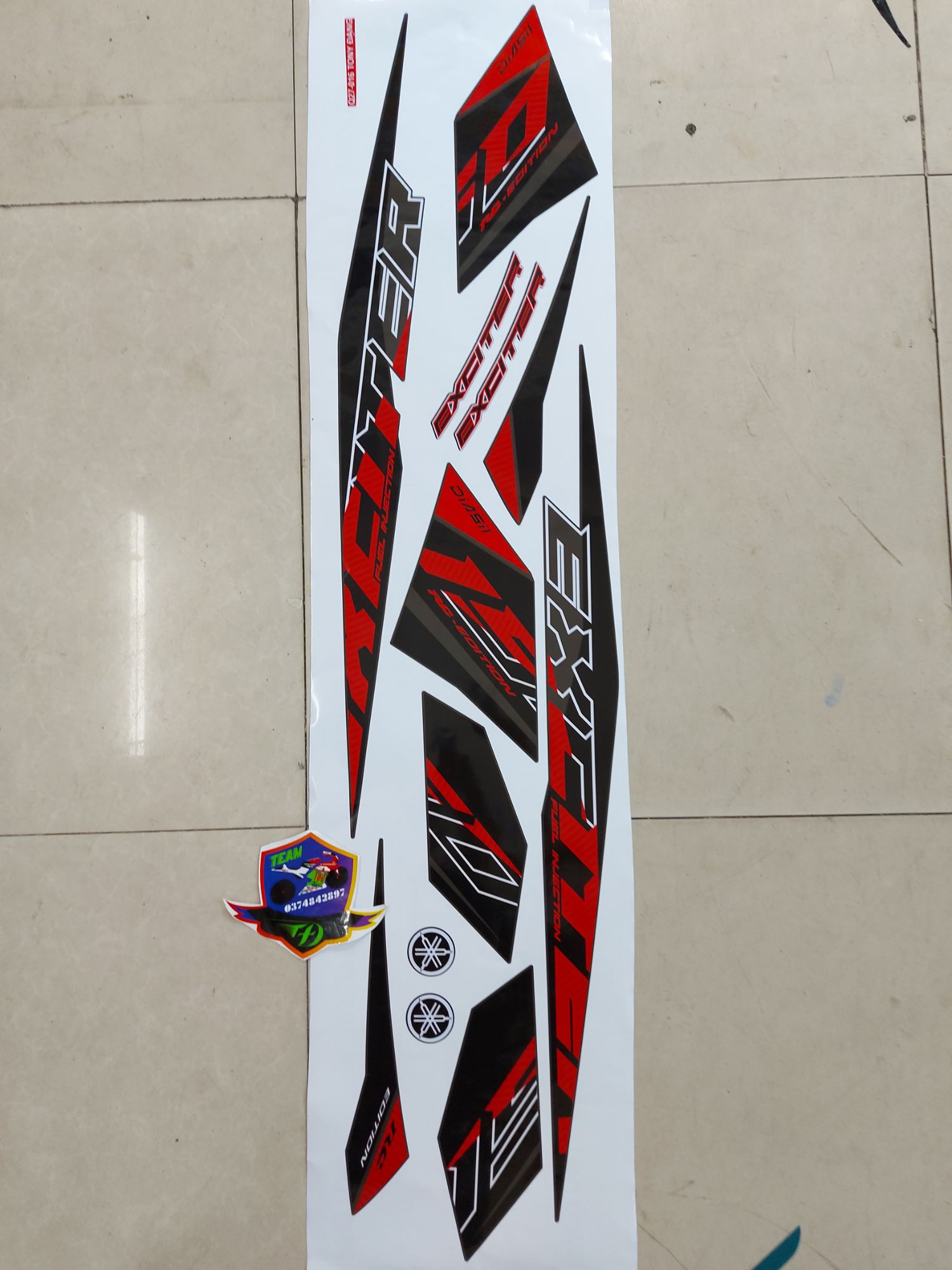[KÈM QUÀ TẶNG] Tem xe exciter 150 cao cấp