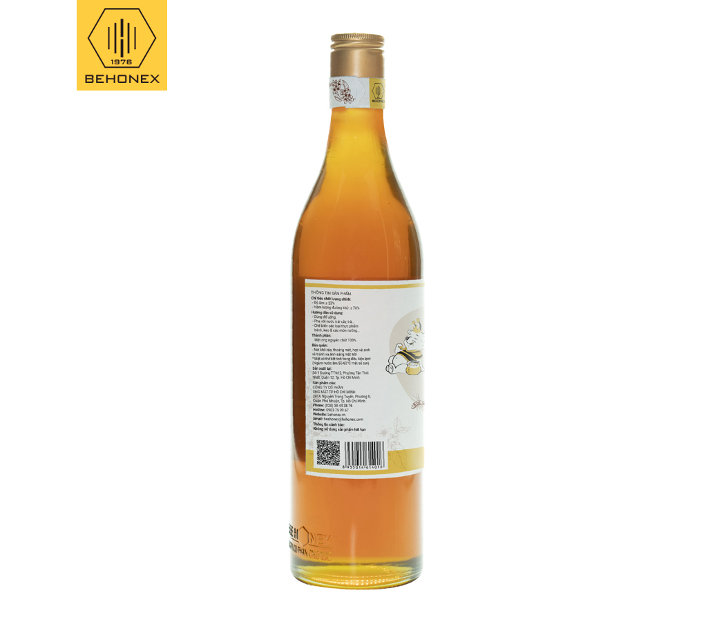 [MẬT ONG NGUYÊN CHẤT] MẬT HOA CÀ PHÊ BEAR 600ML