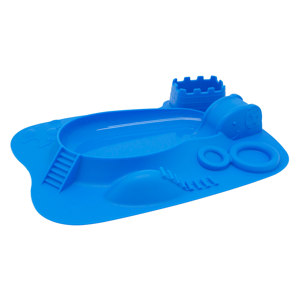 Khay ăn dặm silicon vui nhộn cho bé Marcus & Marcus, từ 6 tháng - Lucas