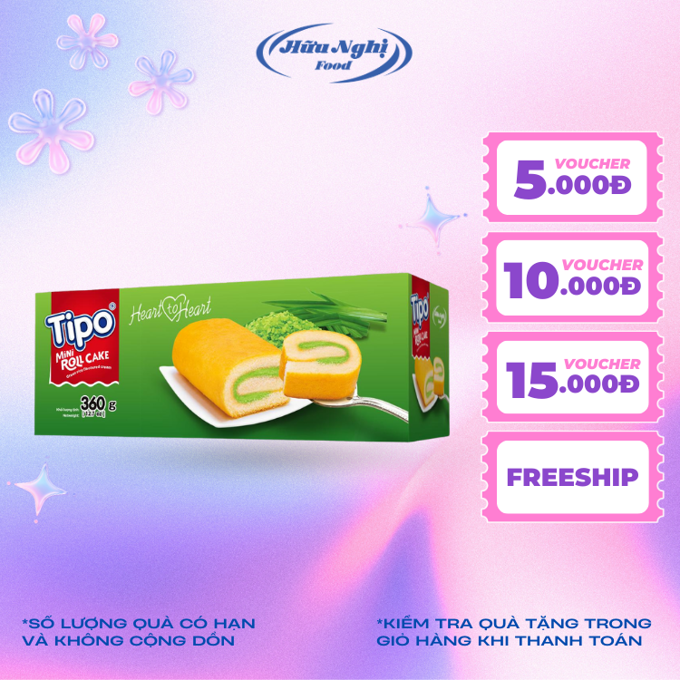Bánh Bông Lan Cuộn Cốm 360g