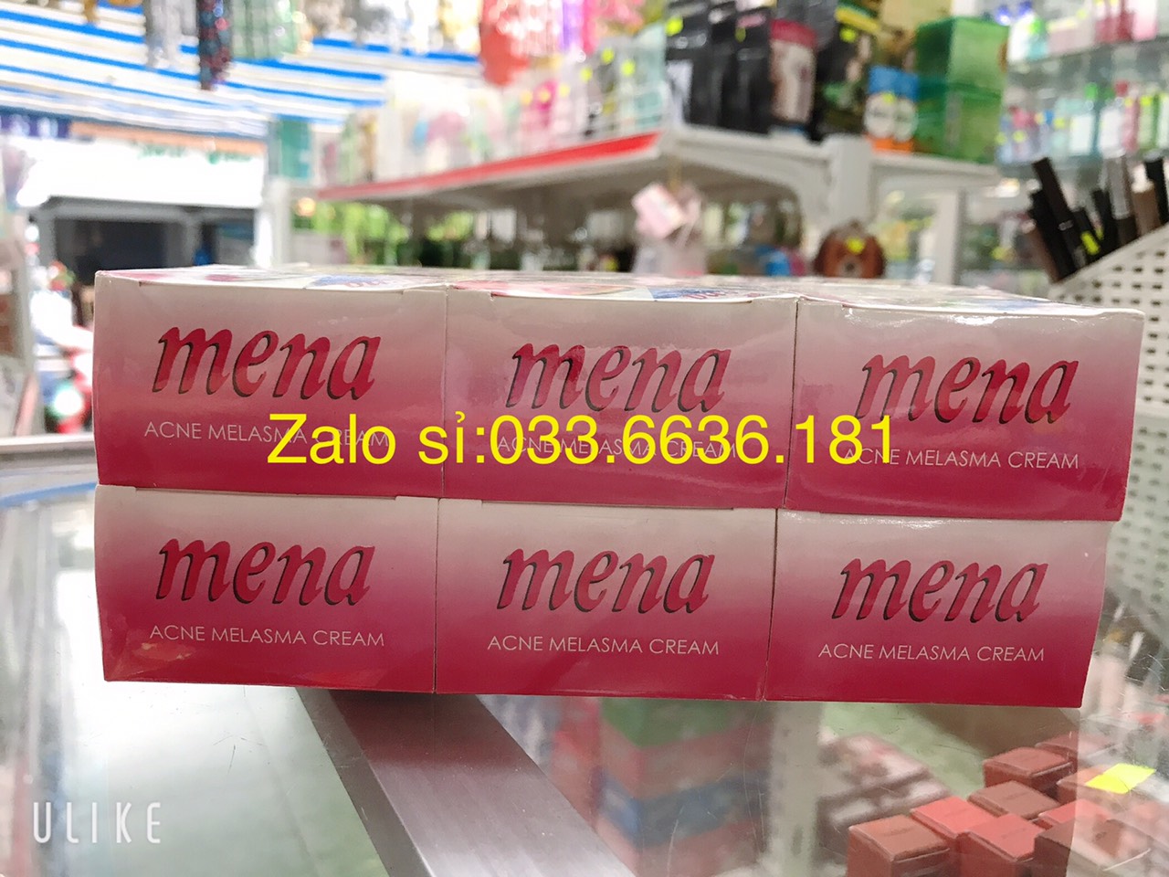 Sỉ lố 12 hủ kem MENA Thái Lan 3g
