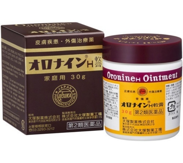 Kem bôi lành vết thương Oronine H Ointment 30g Nội Địa Nhật Bản