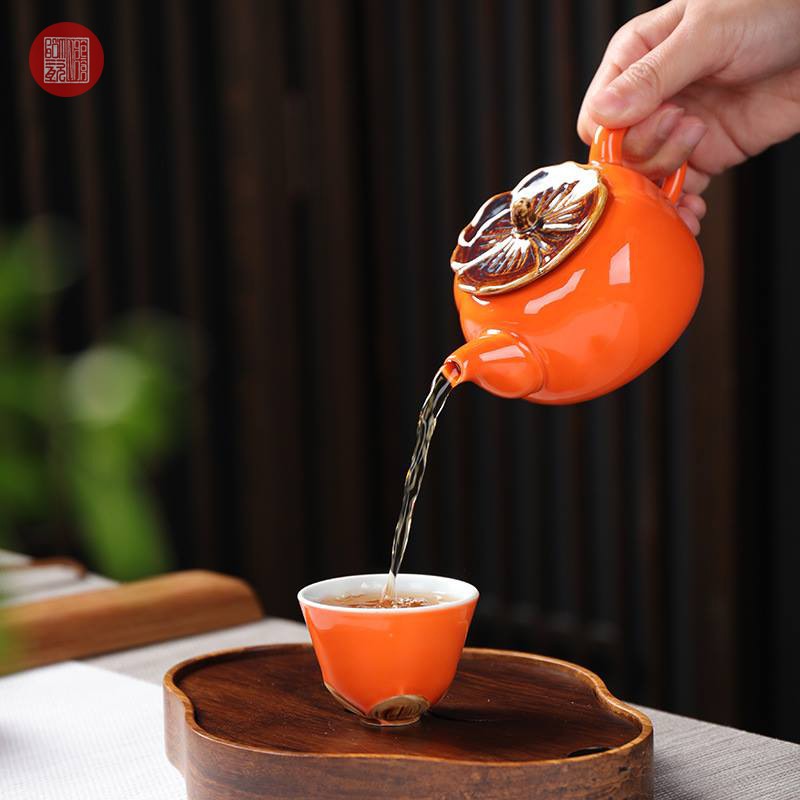 Bộ ấm chén sứ Quả Hồng