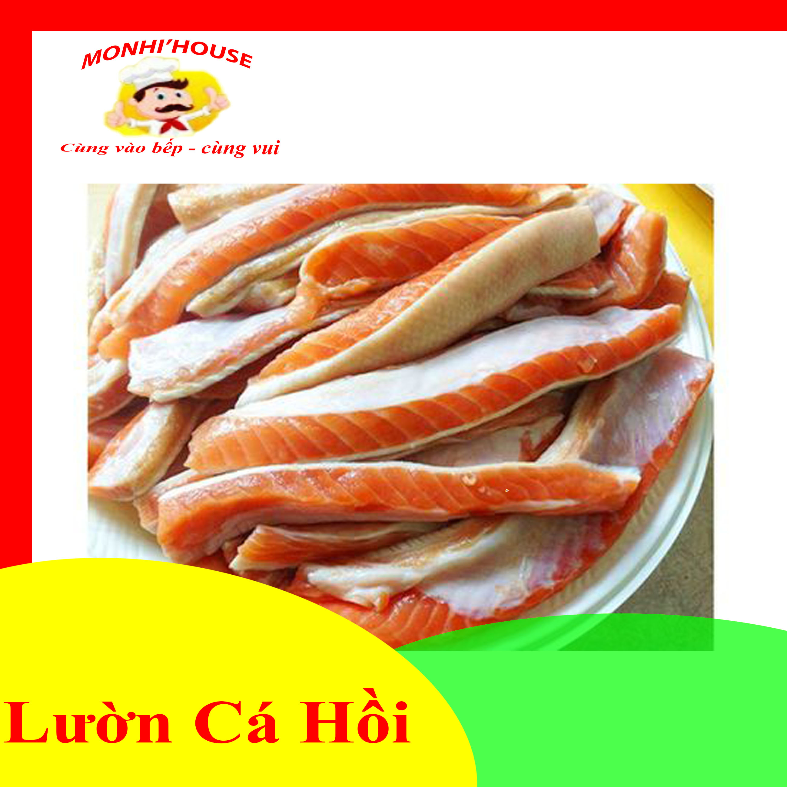 1kg lườn cá hồi đóng khay/ 500g_ ship hỏa tốc hcm