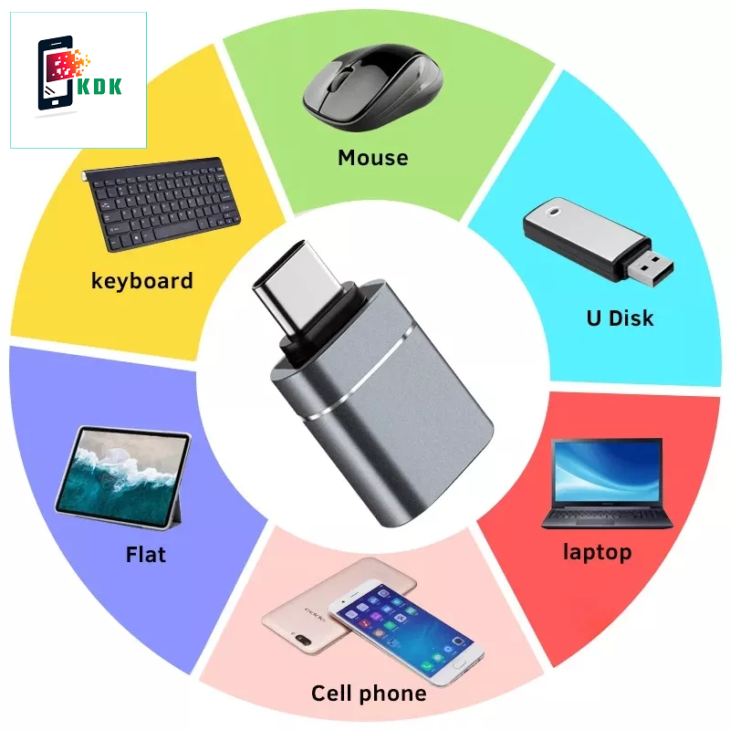 USB 3.0 OTG bộ đầu chuyển đổi USB Type C sang USB 3.0