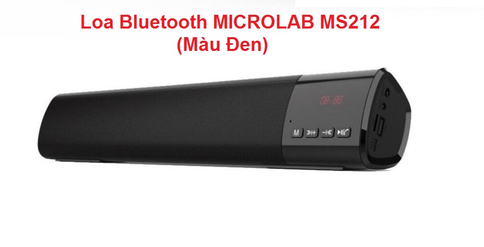 Loa Bluetooth MICROLAB MS212 (Màu Đen)
