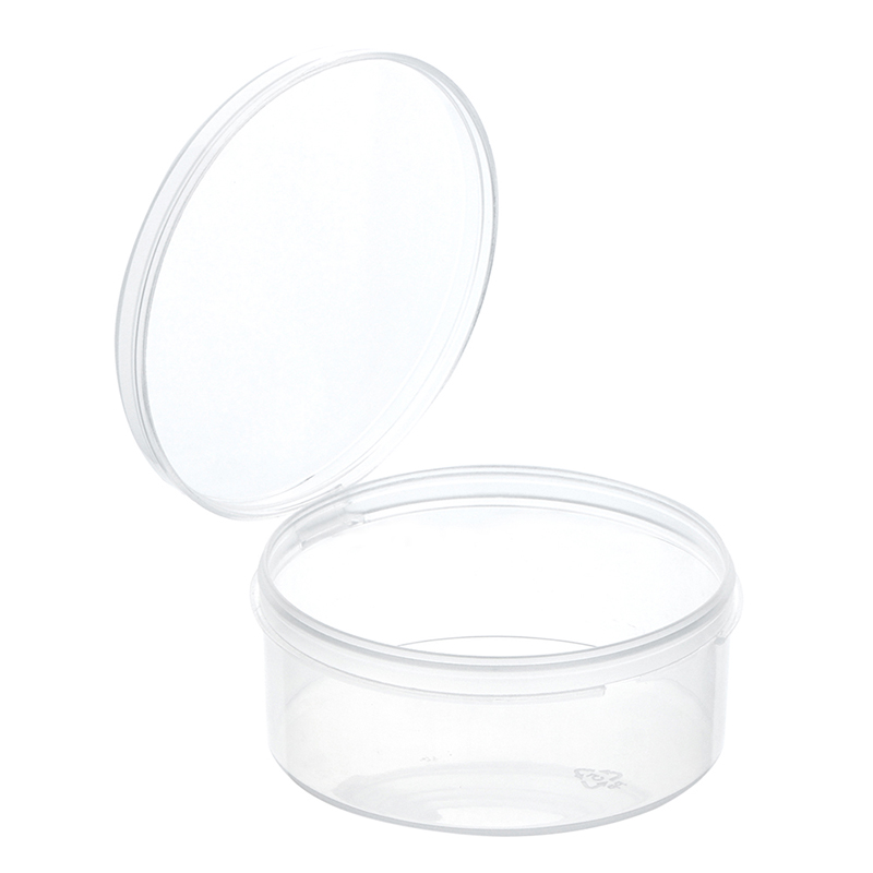 xuyongming Round Clear Plastic Containers Beads Crafts Jewelry Display Storage Boxes Case