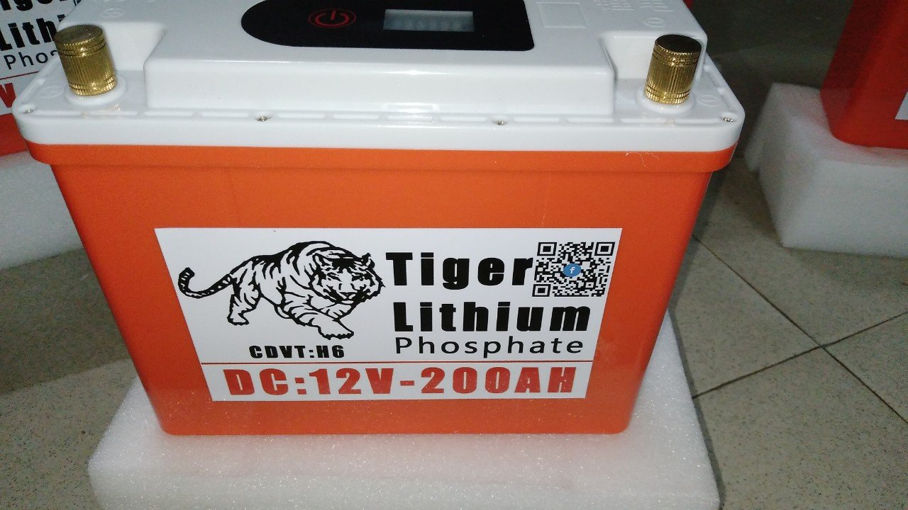 Bình Pin lithium 12V - 200Ah Chống thấm nước