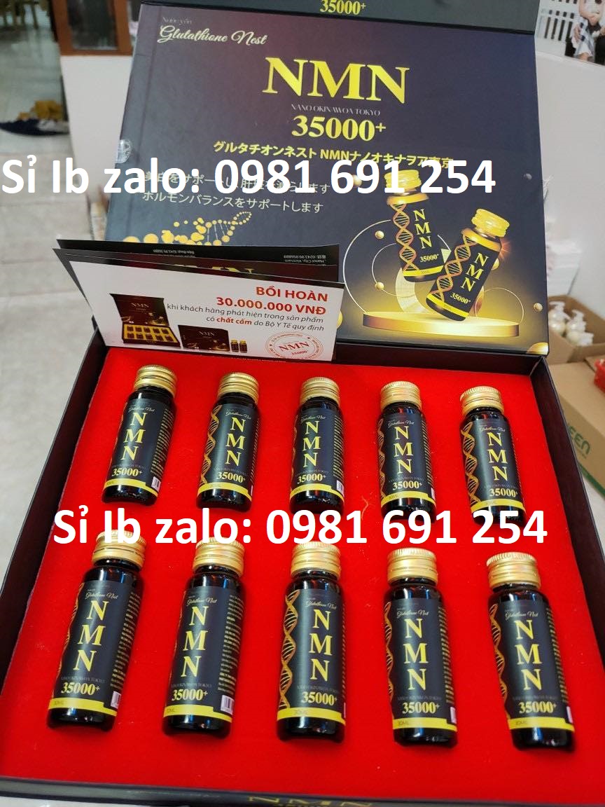 glutathione nest nmn Nước yến Glutathion Nano Okinawoa Tokyo 35000+ Giúp trắng da, giảm nám, tàn nhang, ngăn rụng tóc ( hộp 10 chai) NƯỚC YẾN GLUTATHION NEST NMN