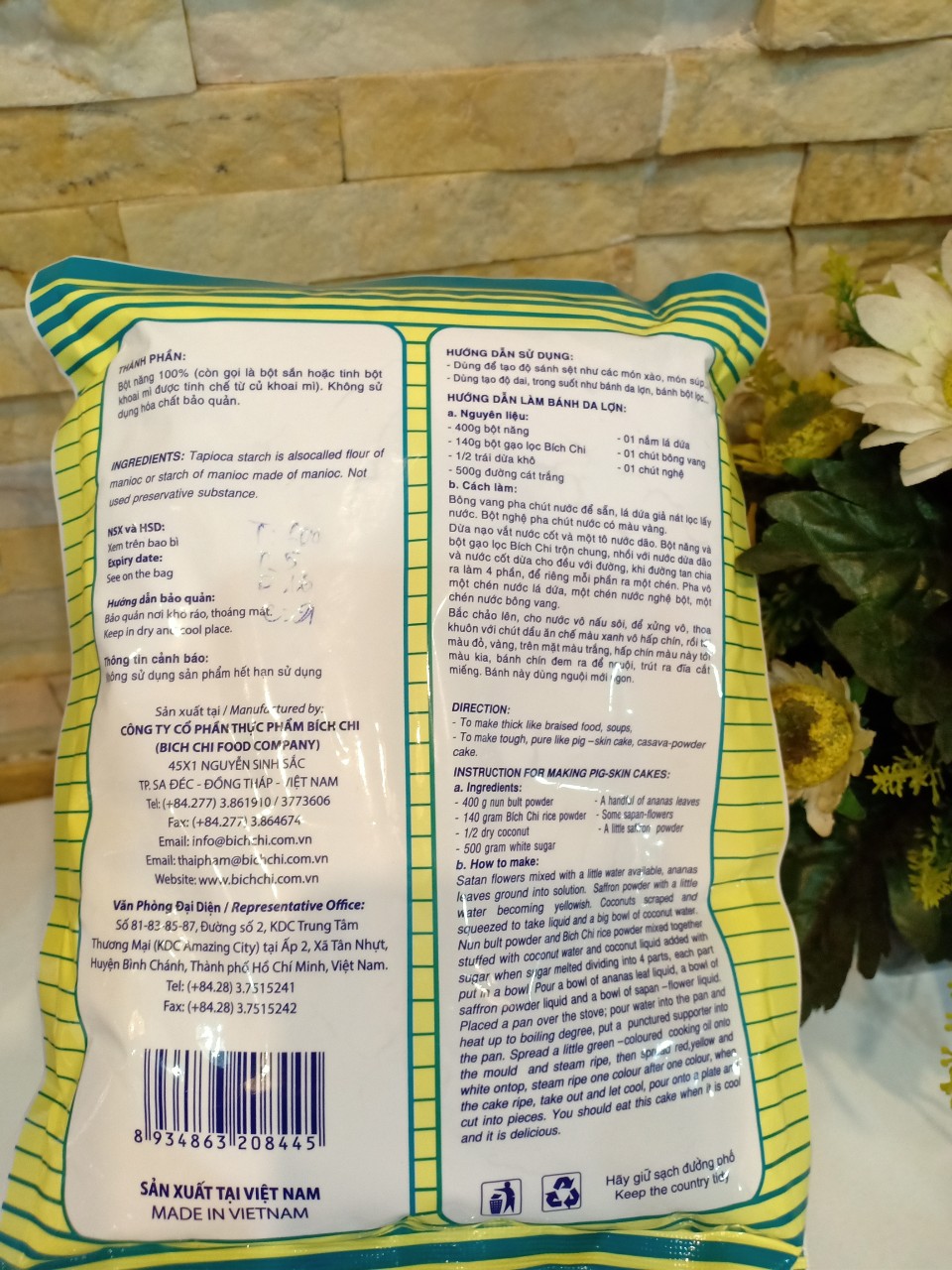 BỘT NĂNG hiệu Bích Chi 400gr