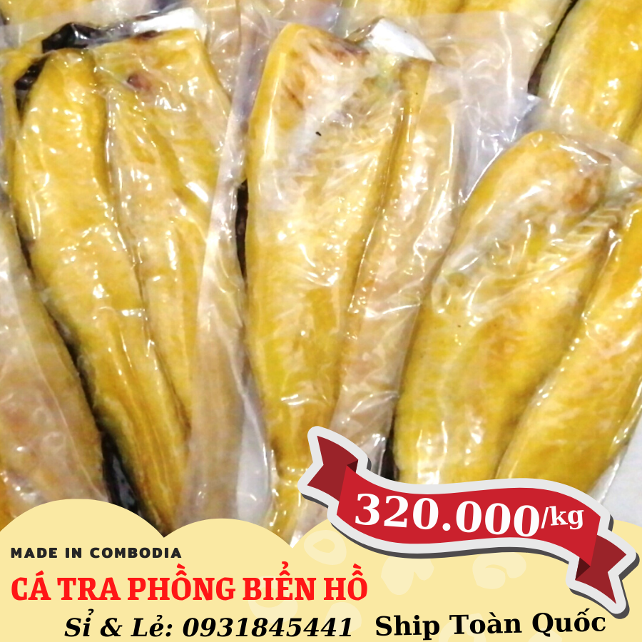 Khô Cá Tra Phồng Biển Hồ cambodia (HÀNG CẮT KHÚC SẴN) 500g