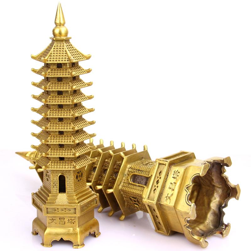 Tượng Tháp Văn Xương - Chất liệu đồng thau cao 13cm ( phong thuỷ  phát huy học vấn)