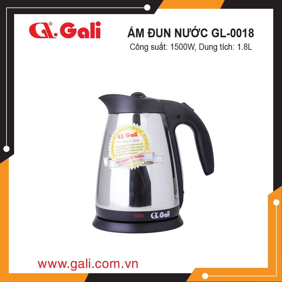 ẤM ĐUN NƯỚC GALI GL- 0018