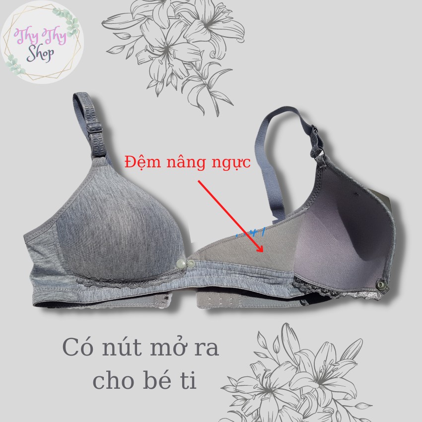 Áo ngực cho con bú đệm mỏng không gọng