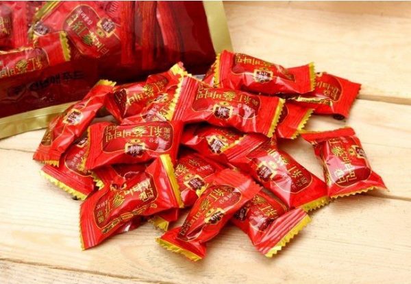 [GÓI 200G] KẸO SÂM HÀN QUỐC HÔNG SÂM