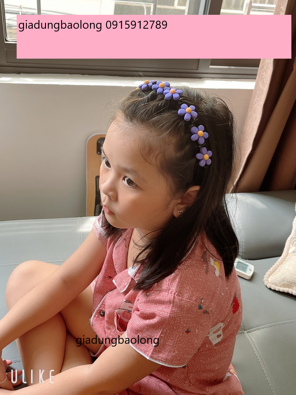 [Giá sốc ] BỜM TÓC CHO BÉ KÈM KẸP MÁI HOA SIÊU DỄ THƯƠNG