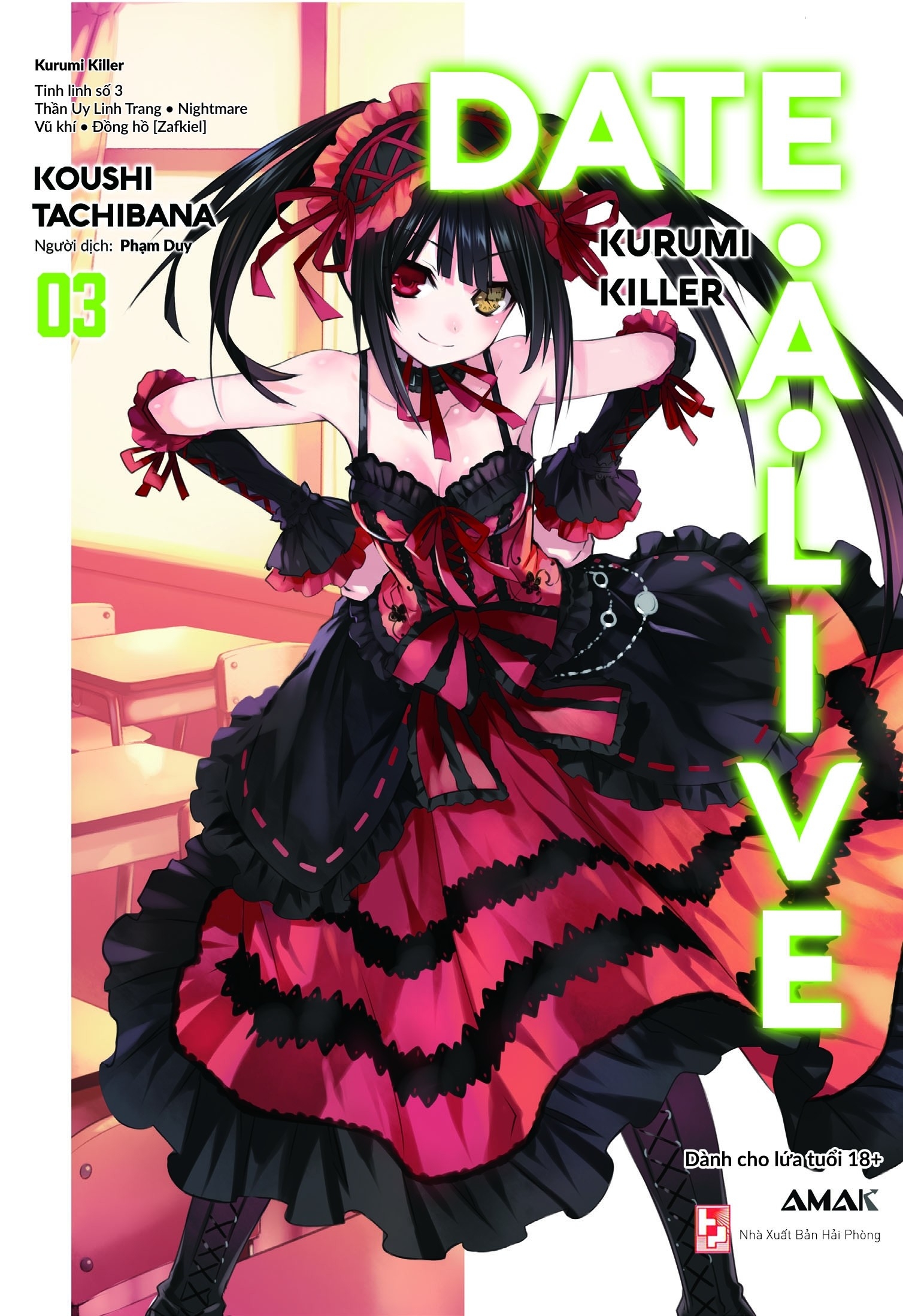 Fahasa - Date A Live - Tập 3 (Tái Bản 2020)