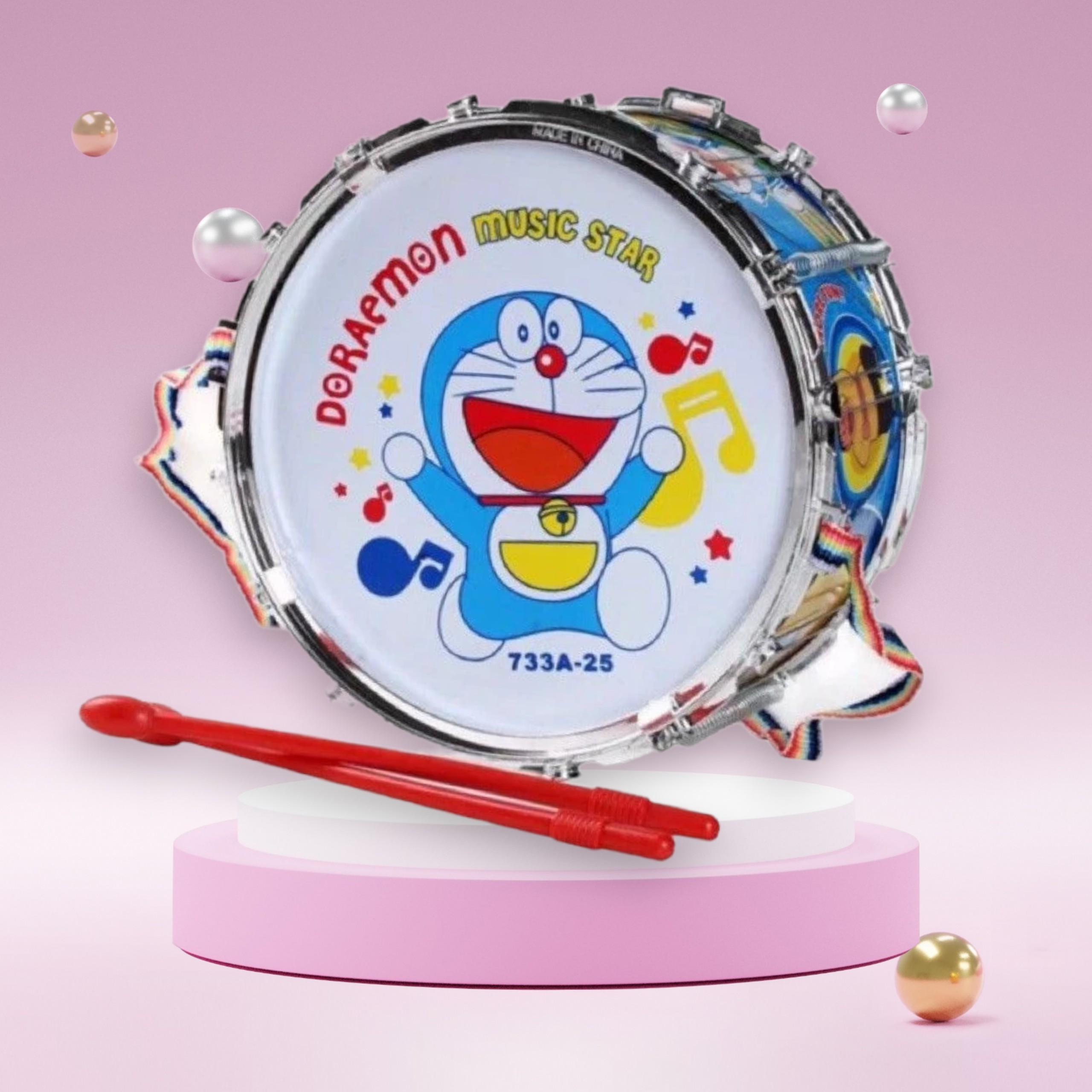 Đồ Chơi Trống Doraemon Cỡ Lớn 22cm Dành Cho Bé