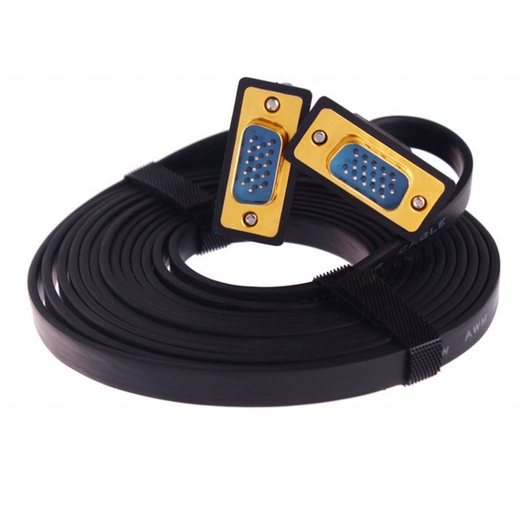 Cáp VGA 3m - 20m mỏng dẹt DTECH DT-69F10 chính hãng