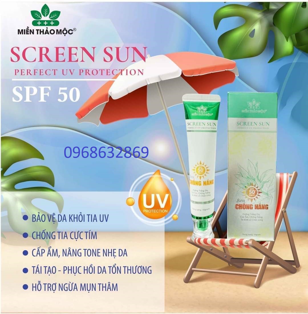 Kem chống nắng miền thảo mộc SPF 50+