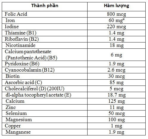 THUỐC ELEVIT ÚC CHO BÀ BẦU