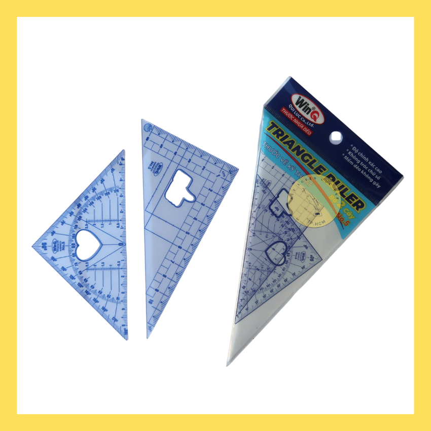 Set 2 thước eke Winq No. 5