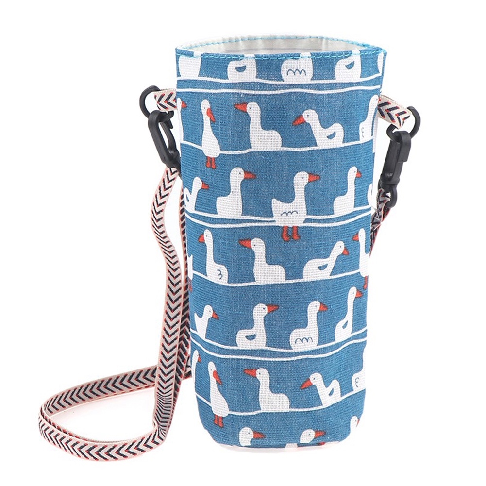 Water Bottle Sling Cross Body water Bottle Holder Tumbler Sling Water Bottle Cozy Bottle caddy Strap Anti-Hot Carrier Water Bottle Bag