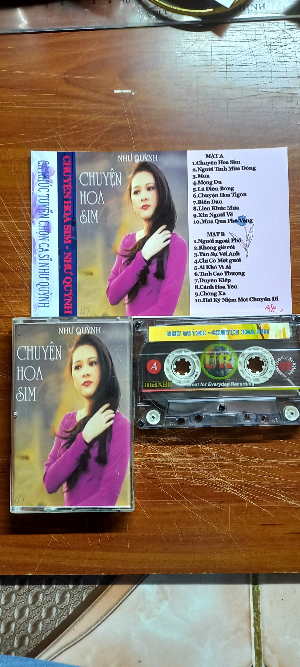 BĂNG CASSETTE NHƯ QUỲNH CHUYỆN HOA SIM