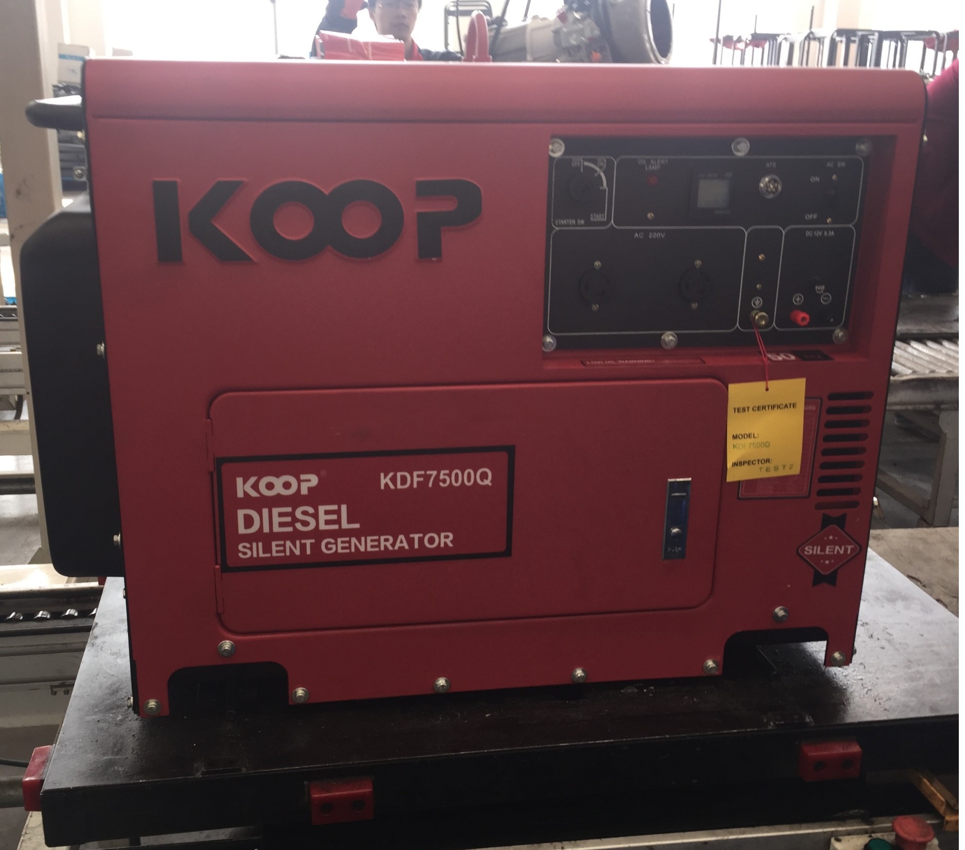 Máy Phát Điện Chạy Dầu 5kVA Koop KDF7500Q