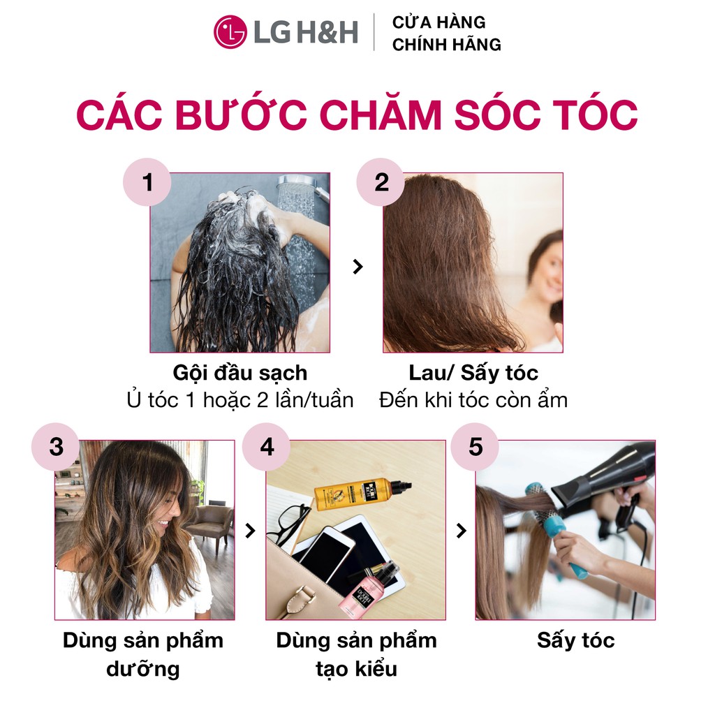 [LG Daily Beauty Official] Combo 2 Mousse tạo kiểu tóc Double Rich tạo kiểu tóc cá tính 150ml