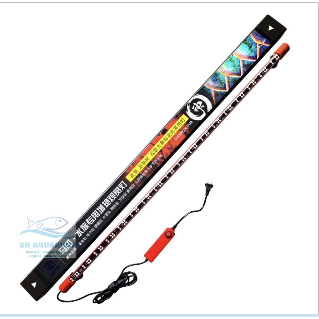 Đèn led cá rồng mayin super colour plus 2 chế độ chuyên dụng cho bối 112cm
