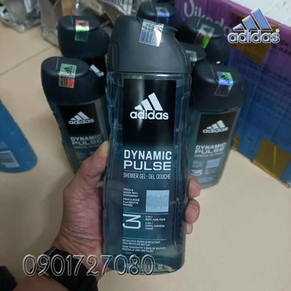 Sữa tắm, gội Adidas Dynamic Pulse (3in1) - Spain