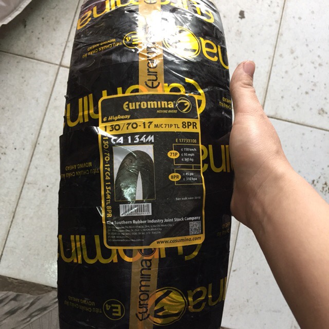 Vỏ lốp độ exciter 150 thông số 130/70-17