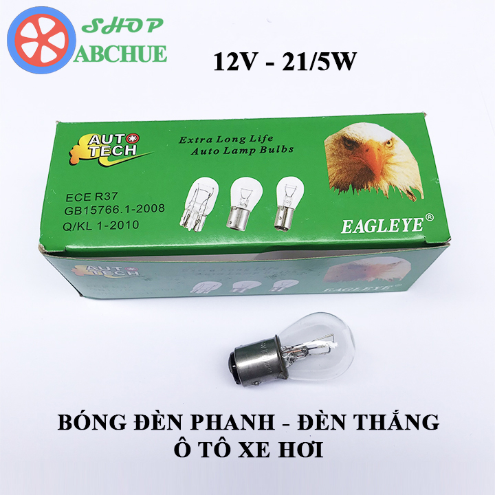 10 Bóng Đèn Phanh Đèn Thắng Ô Tô 2 Tóc 12v 21/5w