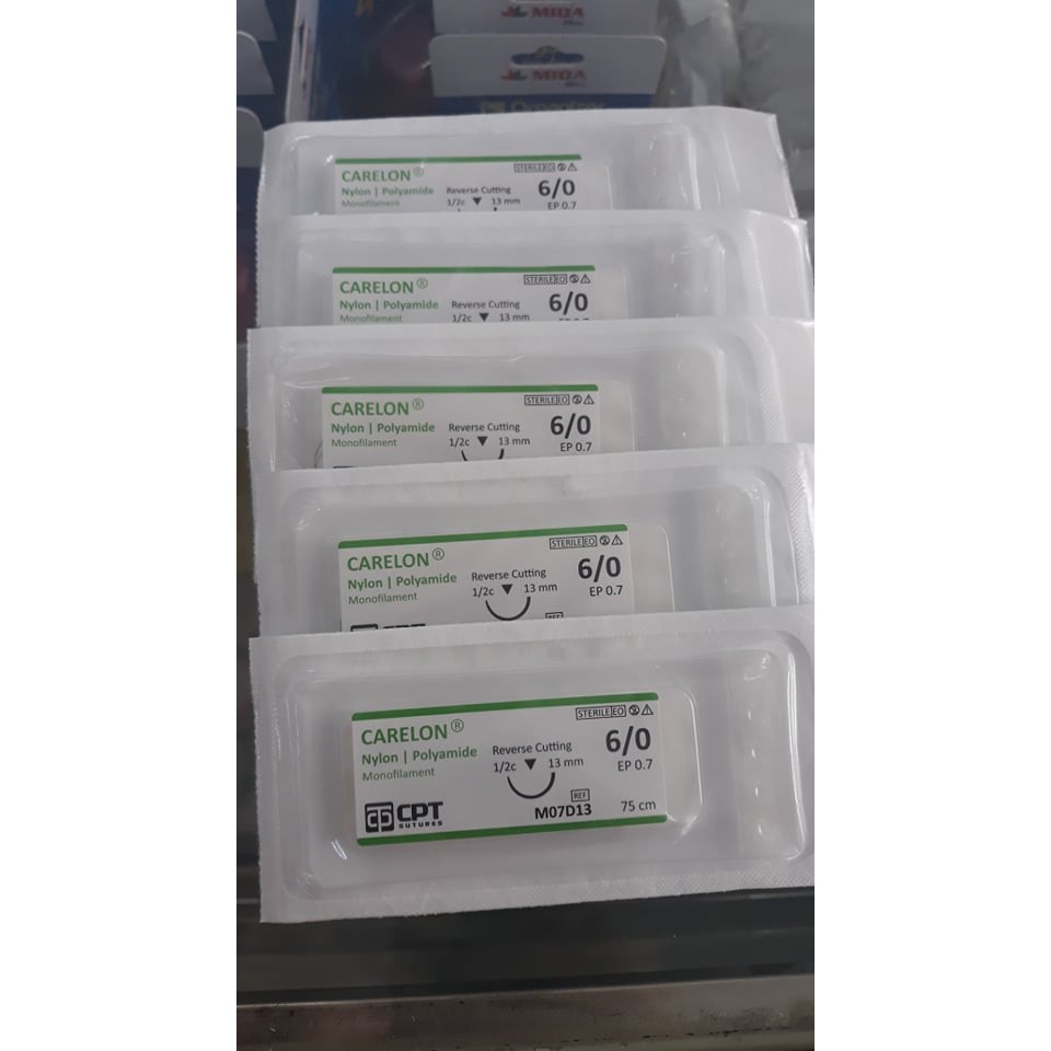 [HCM]CHỈ PHẪU THUẬT-CHỈ THẨM MỸ CARELON-NYLON