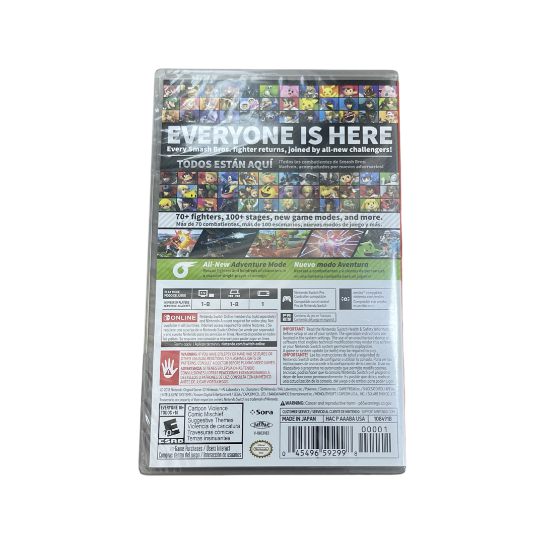 Game Nintendo Switch Super Smash Bros Ultimate