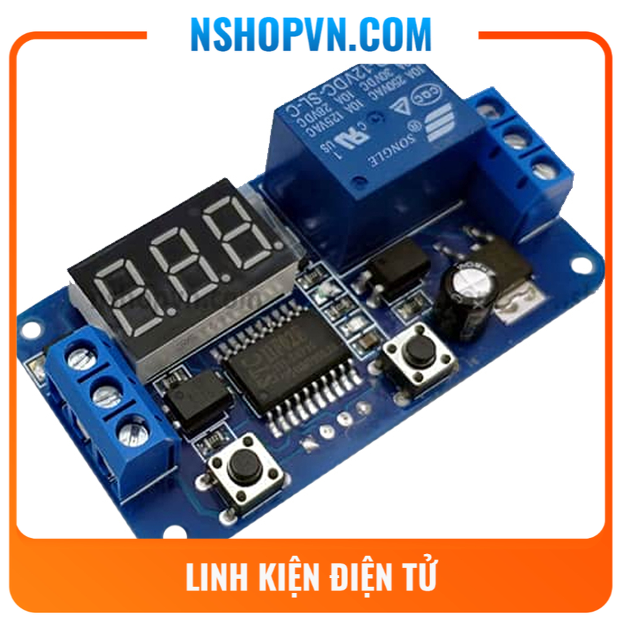 Mạch tạo trễ chu kỳ đóng ngắt relay